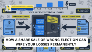 UAE corporate tax loss carry-forward ownership change trap